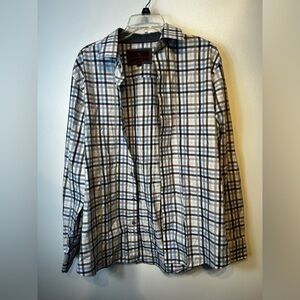 James Tattersall button down shirt size large men